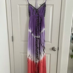 NWT Boho Tie-Dye Maxi Dress size M